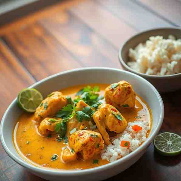 French Guianese Chicken Colombo - Easy Coconut Milk Curry Recipe